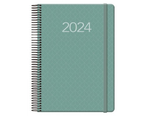 AGENDA 2025 NEWPORT DÍA PÁGINA 14 X 20 CM COLOR VERDE DOHE 12742 - 25 (Espera 4 dias)